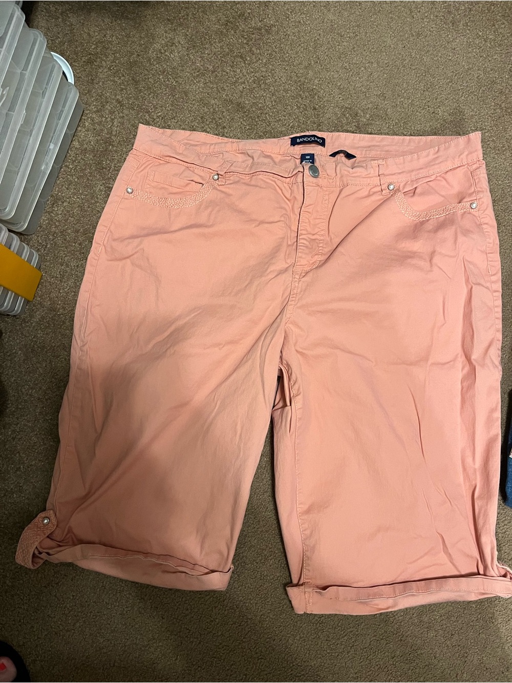 Bandolino Coral Roll-Up Capris